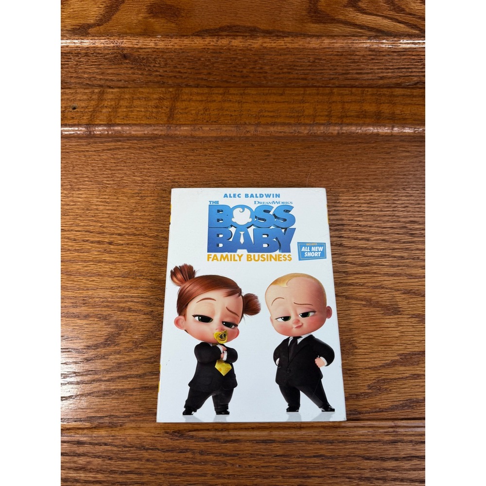 The Boss Baby Family Business DVD DreamWorks Animated Movie Alec Baldwin New